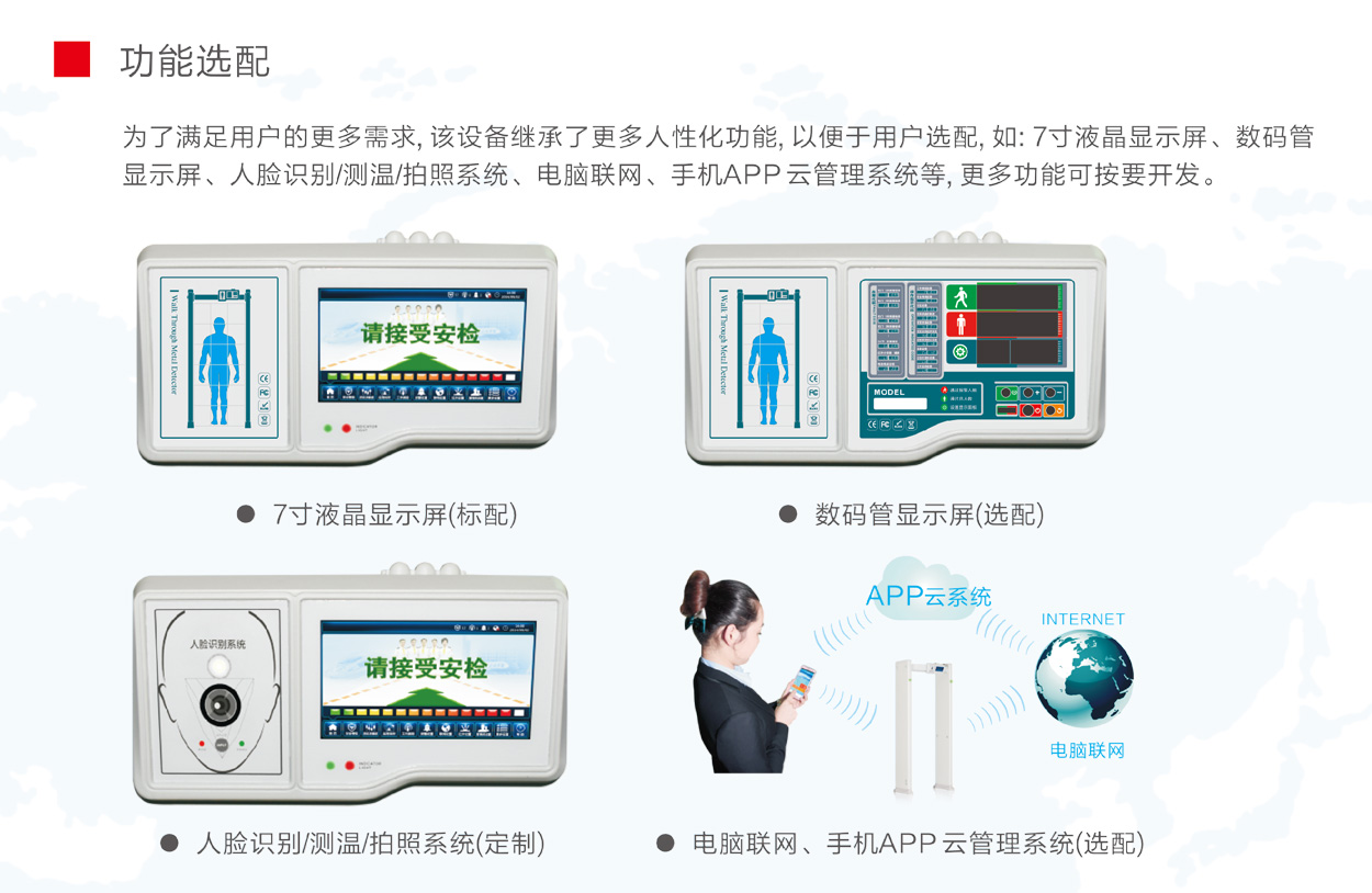 400高精度系列通过式金属探测安检门