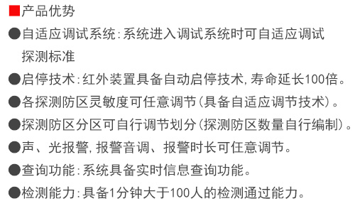 单扇通过式金属探测安检门