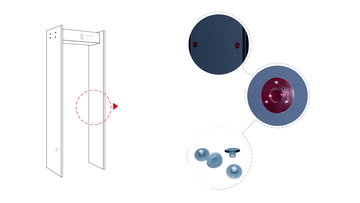 TD-800,娱乐场所,特惠款,定制,安检门,金属探测门,产品
