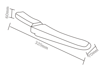 智慧链手持金属探测器尺寸
