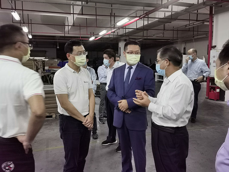 中安谐,领导关怀,视察