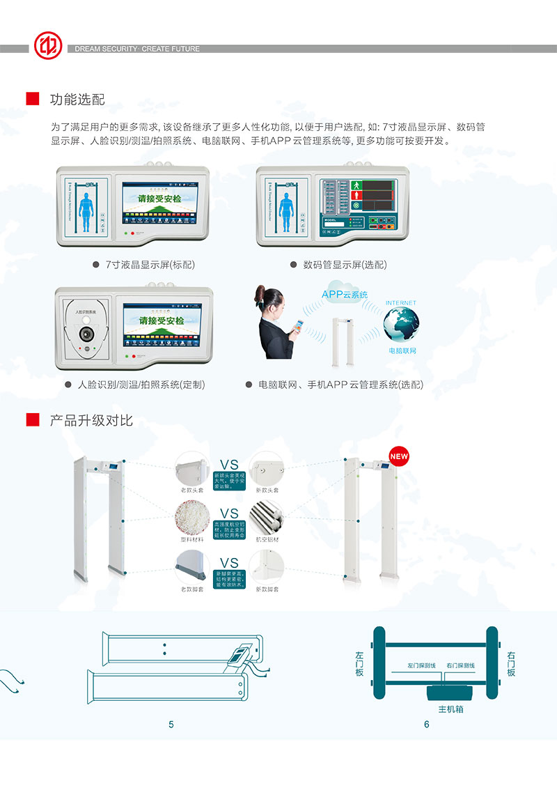 400系列,安检门,金属探测门,宣传册,中安谐