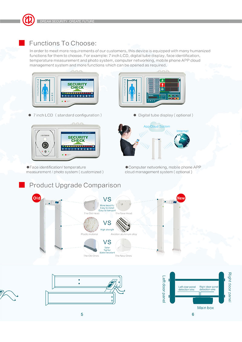 400系列,安检门,金属探测门,英文,宣传册,中安谐