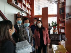 3月18日深圳民治街道办来中安谐送抗疫物资