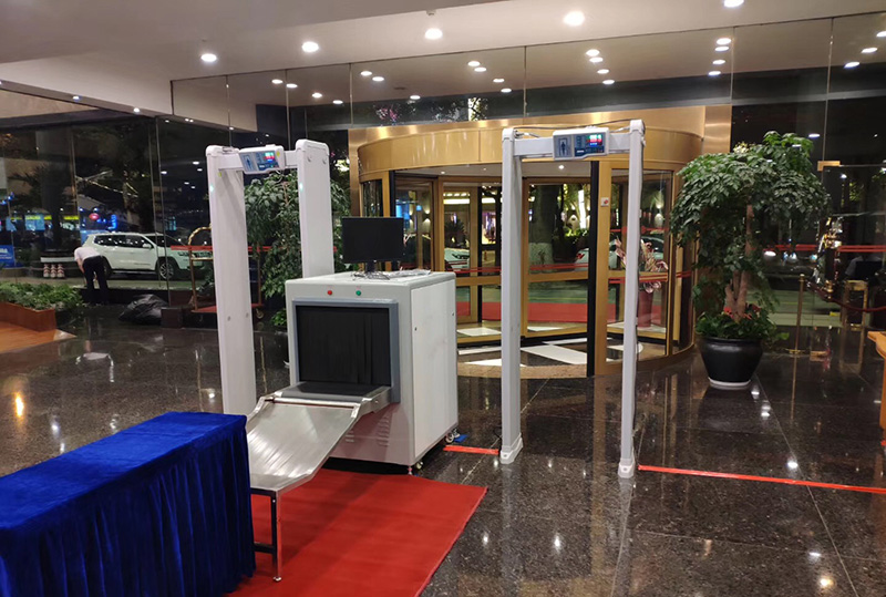 第一届中国 非洲经贸博览会安检门使用案例