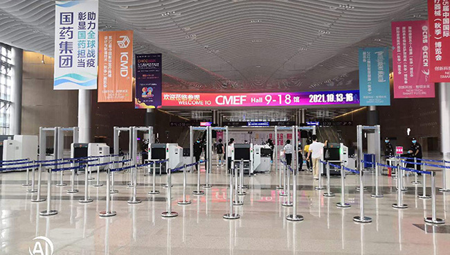 深圳国际会展中心（宝安）新馆安检门使用案例
