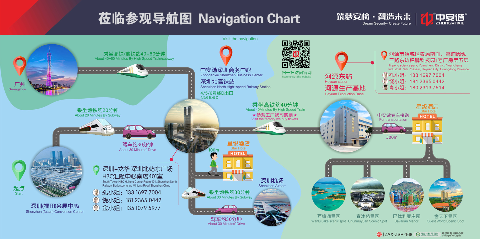 中安谐河源展厅线上导航